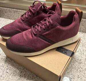 York Athletics Mfg. The Henry Runner Sneakers Burgundy Men's
